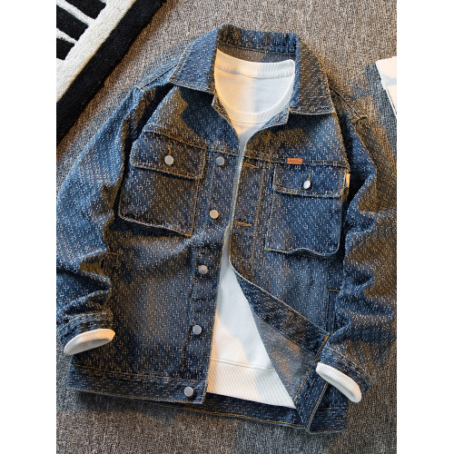 HPCP重工貓爪鉤花牛仔外套男秋季新款高級感潮牌男士痞帥工裝夾克 HPCP重工貓爪鉤花牛仔外套男秋季新款高級感潮牌男士痞帥工裝夾克