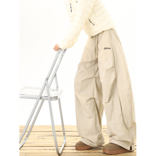 美式褶皺繖兵棉褲女男冬季夾棉加厚保暖沖鋒褲防風防寒濶腿彎刀褲 美式褶皺繖兵棉褲女男冬季夾棉加厚保暖沖鋒褲防風防寒濶腿彎刀褲