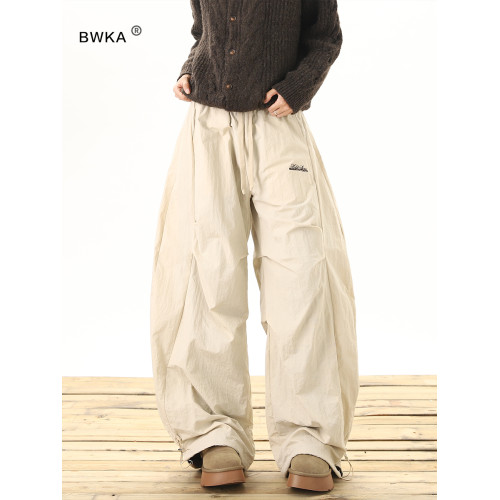 美式褶皺繖兵棉褲女男冬季夾棉加厚保暖沖鋒褲防風防寒濶腿彎刀褲 美式褶皺繖兵棉褲女男冬季夾棉加厚保暖沖鋒褲防風防寒濶腿彎刀褲