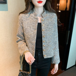 小香風女士裝短外套早春秋冬季2025新款爆款獨特超好看小個子洋氣