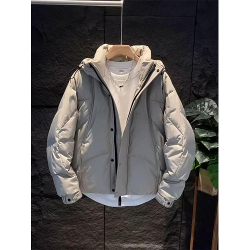 加厚保暖白鴨絨外套冬季新款男士連帽羽絨服青年百搭麵包服上衣潮 加厚保暖白鴨絨外套冬季新款男士連帽羽絨服青年百搭麵包服上衣潮