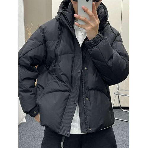 加厚保暖白鴨絨外套冬季新款男士連帽羽絨服青年百搭麵包服上衣潮 加厚保暖白鴨絨外套冬季新款男士連帽羽絨服青年百搭麵包服上衣潮