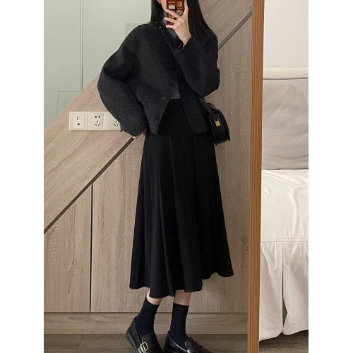 加厚灰色短款呢子大衣女2025新款秋冬季毛呢外套高級感小個子韓系 加厚灰色短款呢子大衣女2025新款秋冬季毛呢外套高級感小個子韓系