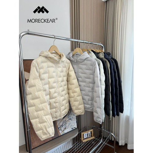 輕暖系列!壓膠分倉鎖絨!男裝秋冬情侶款保暖連帽羽絨服外套 輕暖系列!壓膠分倉鎖絨!男裝秋冬情侶款保暖連帽羽絨服外套