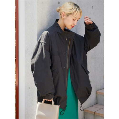 freaks store 24aw日系m65立領工裝棉衣風衣短款兩件套女寬松休閒