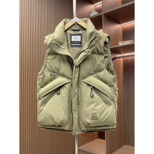 立領加厚純色羽絨馬甲男士冬季潮流工裝拉鍊口袋休閒保暖坎肩外套 立領加厚純色羽絨馬甲男士冬季潮流工裝拉鍊口袋休閒保暖坎肩外套