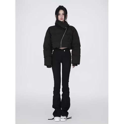 立領羽絨服女短款2025年冬季寬松加厚棉服小個子白鴨絨麵包服外套 立領羽絨服女短款2025年冬季寬松加厚棉服小個子白鴨絨麵包服外套