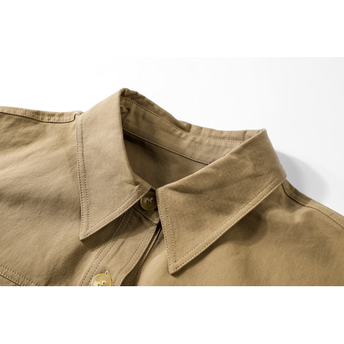 XinmonLee港風復古工裝襯衫外套女春秋假兩件設計感寬松顯瘦上衣