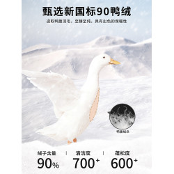 【白鴨絨】吉普男士羽絨褲冬季外穿加厚保暖青年休閒褲直筒長褲子