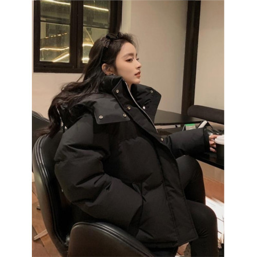 輕薄羽絨棉服女2025冬季新款連帽加厚保暖小個子短棉襖麵包服外套 輕薄羽絨棉服女2025冬季新款連帽加厚保暖小個子短棉襖麵包服外套