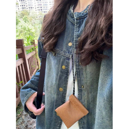 超好看做舊牛仔外套女春秋日系復古寬松休閒設計感小衆夾克牛仔衣 超好看做舊牛仔外套女春秋日系復古寬松休閒設計感小衆夾克牛仔衣