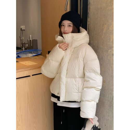泡芙短款羽絨服女2025新款連帽小個子保暖麵包服白鴨絨冬季外套厚 泡芙短款羽絨服女2025新款連帽小個子保暖麵包服白鴨絨冬季外套厚