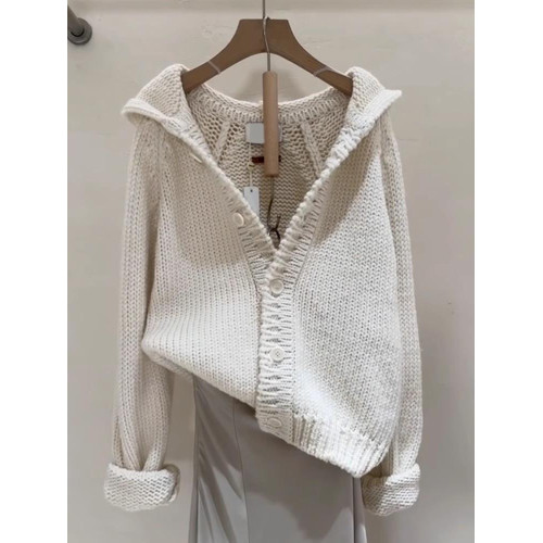 怒推!單品質,獨特別致深秋chic慵懶風白色針織毛衣外套女裝 怒推!單品質,獨特別致深秋chic慵懶風白色針織毛衣外套女裝