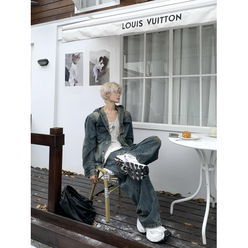 ONE Lilacfish2024/FW“連帽雪花” 小衆設計感牛仔外套男女同款 ONE Lilacfish2024/FW“連帽雪花” 小衆設計感牛仔外套男女同款