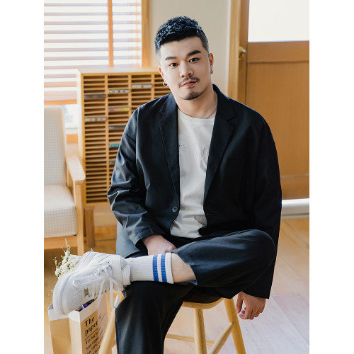 韋恩澤維爾加肥加大春夏大碼寬松慵懶風薄西服西裝外套男6270 韋恩澤維爾加肥加大春夏大碼寬松慵懶風薄西服西裝外套男6270