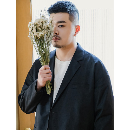 韋恩澤維爾加肥加大春夏大碼寬松慵懶風薄西服西裝外套男6270 韋恩澤維爾加肥加大春夏大碼寬松慵懶風薄西服西裝外套男6270