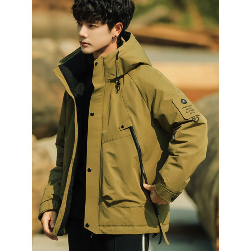 羽絨服男外套三防時尚戶外2025冬季沖鋒衣保暖防寒服潮牌痞帥高級 羽絨服男外套三防時尚戶外2025冬季沖鋒衣保暖防寒服潮牌痞帥高級