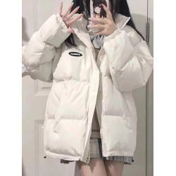 黑色羽絨服女冬季2025新款小個子短款韓版寬松設計感棉服加厚外套