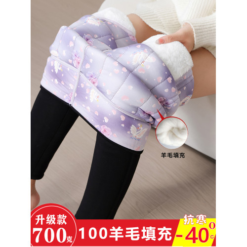 羊毛棉褲女士打底褲外穿保暖褲子冬季加絨加厚護膝東北冬裝褲外褲 羊毛棉褲女士打底褲外穿保暖褲子冬季加絨加厚護膝東北冬裝褲外褲