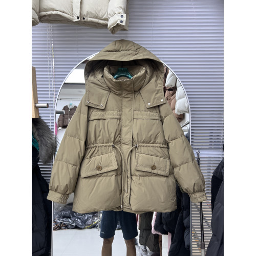 2025新款高級感中長款羽絨服女裝姐妹款抽繩收腰寬松顯瘦冬季外套 2025新款高級感中長款羽絨服女裝姐妹款抽繩收腰寬松顯瘦冬季外套