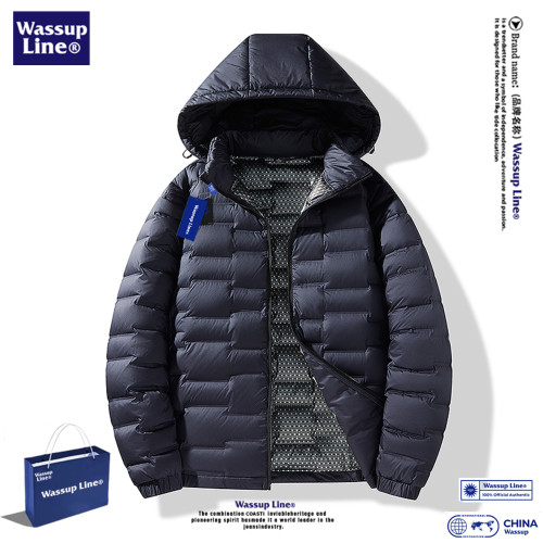 WASSUP LINE輕薄羽絨服男士2025冬季新款時尚保暖羽絨旅行外套女 WASSUP LINE輕薄羽絨服男士2025冬季新款時尚保暖羽絨旅行外套女