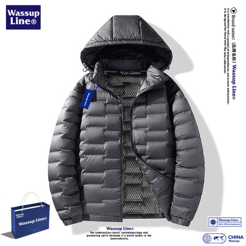 WASSUP LINE輕薄羽絨服男士2025冬季新款時尚保暖羽絨旅行外套女 WASSUP LINE輕薄羽絨服男士2025冬季新款時尚保暖羽絨旅行外套女