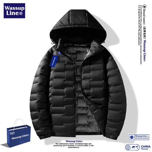 WASSUP LINE輕薄羽絨服男士2025冬季新款時尚保暖羽絨旅行外套女 WASSUP LINE輕薄羽絨服男士2025冬季新款時尚保暖羽絨旅行外套女