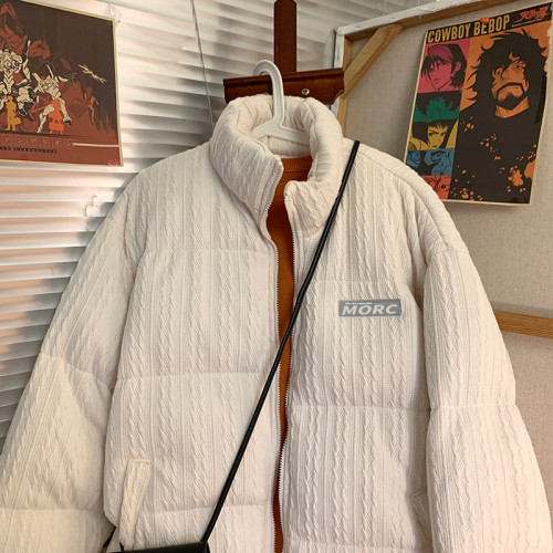 冬季oversize立領棉衣男港風休閒情侶小衆寬松加厚保暖外套羽絨服 冬季oversize立領棉衣男港風休閒情侶小衆寬松加厚保暖外套羽絨服