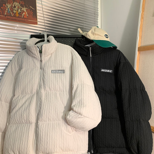 冬季oversize立領棉衣男港風休閒情侶小衆寬松加厚保暖外套羽絨服 冬季oversize立領棉衣男港風休閒情侶小衆寬松加厚保暖外套羽絨服