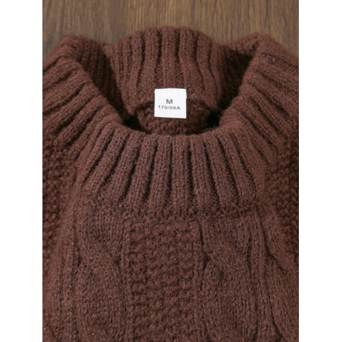 深咖美拉德!日系慵懶風圓領毛衣男女秋冬季重磅復古針織衫上衣服 深咖美拉德!日系慵懶風圓領毛衣男女秋冬季重磅復古針織衫上衣服