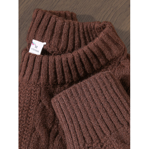 深咖美拉德!日系慵懶風圓領毛衣男女秋冬季重磅復古針織衫上衣服 深咖美拉德!日系慵懶風圓領毛衣男女秋冬季重磅復古針織衫上衣服