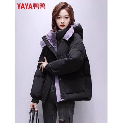 鴨鴨短款羽絨服女2025冬季新款小個子時尚寬松顯瘦加厚白鴨絨外套 鴨鴨短款羽絨服女2025冬季新款小個子時尚寬松顯瘦加厚白鴨絨外套