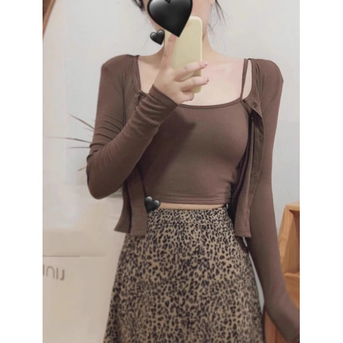 防曬罩衫女薄款小披肩夏季搭配吊帶裙子外搭針織開衫兩件套小外套 防曬罩衫女薄款小披肩夏季搭配吊帶裙子外搭針織開衫兩件套小外套