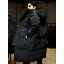 羽絨服男士中長款新款秋冬季過膝蓋加厚保暖潮牌學生外套帥氣大衣