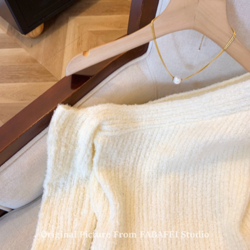 純欲斜領露肩毛衣女2025秋季修身內搭軟糯針織衫純欲一字肩小上衣 純欲斜領露肩毛衣女2025秋季修身內搭軟糯針織衫純欲一字肩小上衣