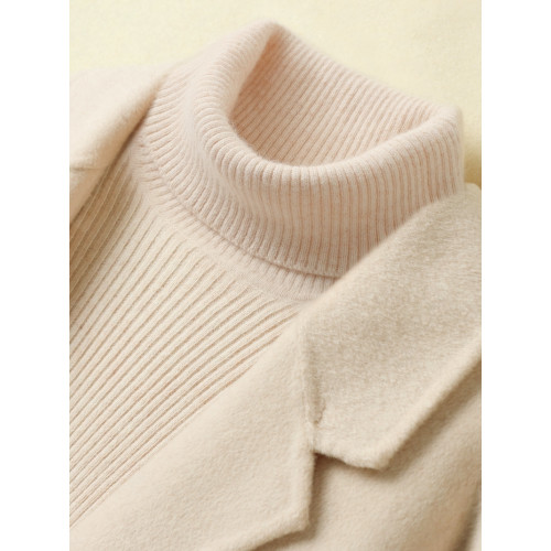 不起球配大衣的高領毛衣女秋冬新款修身加厚內搭羊毛衫針織打底衫 不起球配大衣的高領毛衣女秋冬新款修身加厚內搭羊毛衫針織打底衫