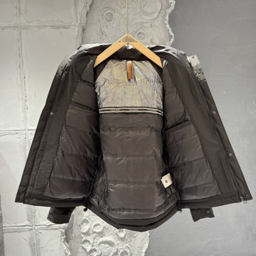 冬季連帽羽絨服男潮牌時尚防風抗寒白鴨絨沖鋒衣拼接加厚保暖外套 冬季連帽羽絨服男潮牌時尚防風抗寒白鴨絨沖鋒衣拼接加厚保暖外套