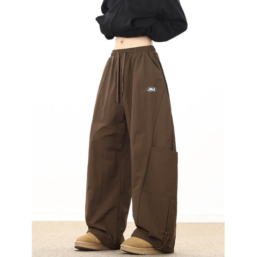 BWKA美拉德棕色加絨彎刀棉褲女男冬季潮牌復古加厚防寒保暖滑雪褲 BWKA美拉德棕色加絨彎刀棉褲女男冬季潮牌復古加厚防寒保暖滑雪褲