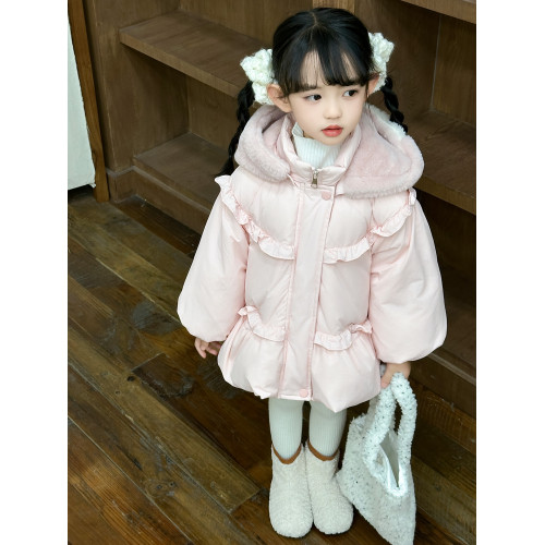 女童美樂蒂羽絨服2025新款洋氣兒童冬季加厚保暖女寶90白鴨絨外套 女童美樂蒂羽絨服2025新款洋氣兒童冬季加厚保暖女寶90白鴨絨外套