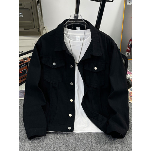 美式水洗牛仔夾克男寬松潮牌vibe工裝上衣春夏季休閒百搭情侶外套 美式水洗牛仔夾克男寬松潮牌vibe工裝上衣春夏季休閒百搭情侶外套