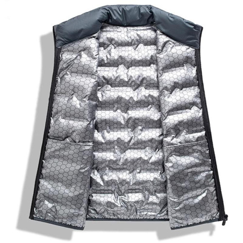 石墨烯羽絨背心男款冬季輕薄保暖立領防風戶外跑步坎肩馬甲外套女 石墨烯羽絨背心男款冬季輕薄保暖立領防風戶外跑步坎肩馬甲外套女