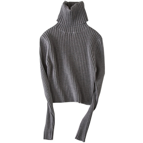 自製ins復古性感高腰短款高領毛衣女洋氣內搭外穿打底衫針織保暖 自製ins復古性感高腰短款高領毛衣女洋氣內搭外穿打底衫針織保暖