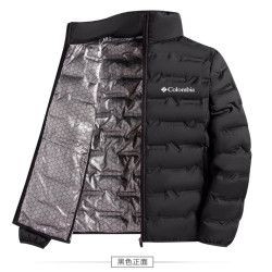 哥倫折釦男士羽絨服秋冬季石墨烯保暖休閒輕薄80白鴨絨休閒羽絨服