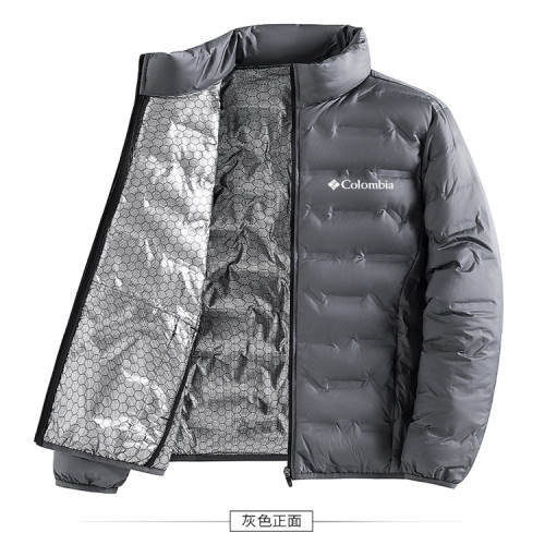 哥倫折釦男士羽絨服秋冬季石墨烯保暖休閒輕薄80白鴨絨休閒羽絨服 哥倫折釦男士羽絨服秋冬季石墨烯保暖休閒輕薄80白鴨絨休閒羽絨服