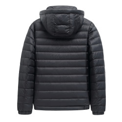 雪中飛2025秋冬男士連帽短款基礎休閒保暖加肥加大輕薄羽絨服外套