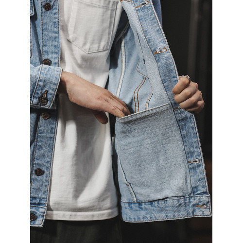 日系復古牛仔外套男春秋季2025新款男生潮牌潮流美式高街寬松夾克 日系復古牛仔外套男春秋季2025新款男生潮牌潮流美式高街寬松夾克