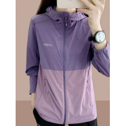 防曬衣女士運動戶外夏裝2025新款冰絲透氣防紫外線開衫外套大碼