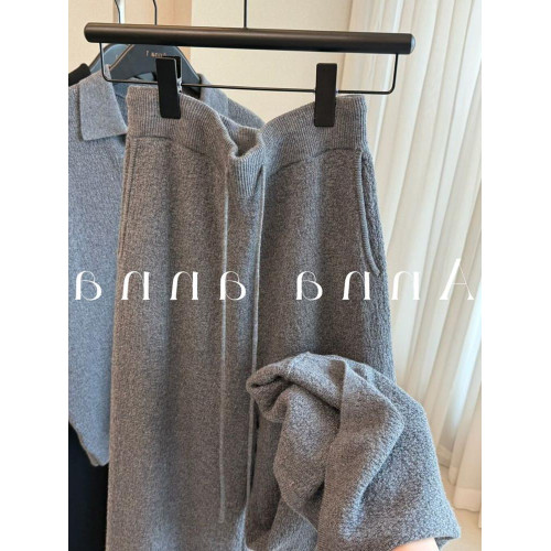 CHAO級推薦!歐貨軟糯羊毛灰色濶腿褲2025秋季高腰垂感保暖直筒褲 CHAO級推薦!歐貨軟糯羊毛灰色濶腿褲2025秋季高腰垂感保暖直筒褲