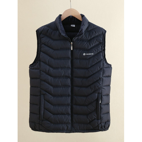 馬甲男秋冬新款外套寬松輕薄羽絨棉背心時尚坎肩加厚棉服保暖馬夾 馬甲男秋冬新款外套寬松輕薄羽絨棉背心時尚坎肩加厚棉服保暖馬夾