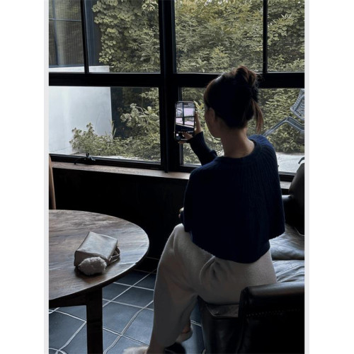 小衆不撞款鬭篷針織衫女冬季原創設計師新款毛衣獨特超好看上衣潮 小衆不撞款鬭篷針織衫女冬季原創設計師新款毛衣獨特超好看上衣潮